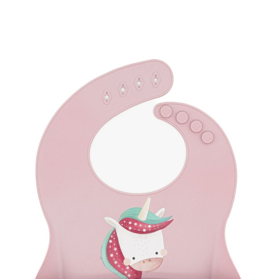 Sassi Βρεφική Σαλιάρα Σιλικόνης Sparkly the Unicorn