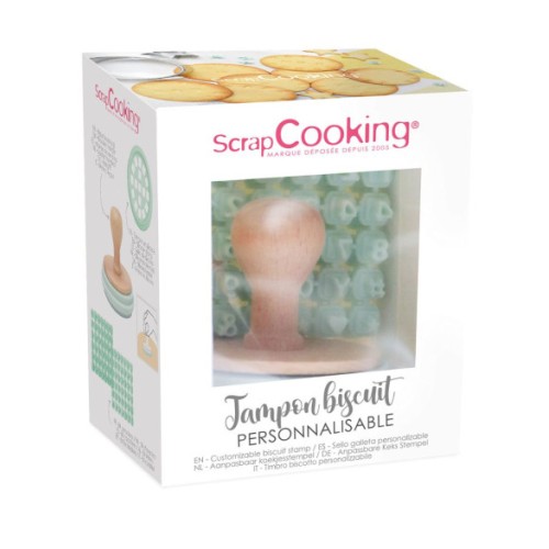 Scrap Cooking Σφραγίδα Μπισκότων με Επιλογή Γραμμάτων