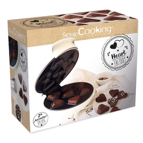 Scrap Cooking Συσκευή Παρασκευής Cake Καρδιές 7τχμ. Έτοιμα σε 1,5 Λεπτό