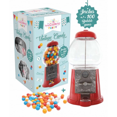 Scrap Cooking Party Γυάλα Διαμονής Ζαχαρωτών Vintage Candy Machine