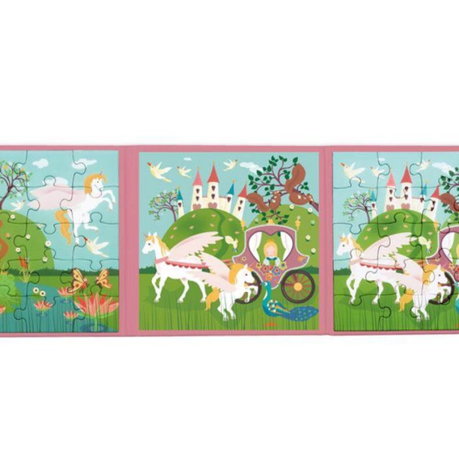 Scratch Μαγνητικό Βιβλίο - Παζλ Magnetic Puzzle Book To Go Princess