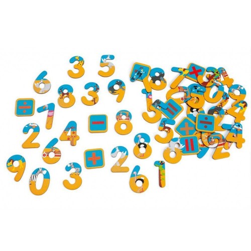 Scratch 60 Μαγνητικοί Αριθμοί Magnets 123 Safari
