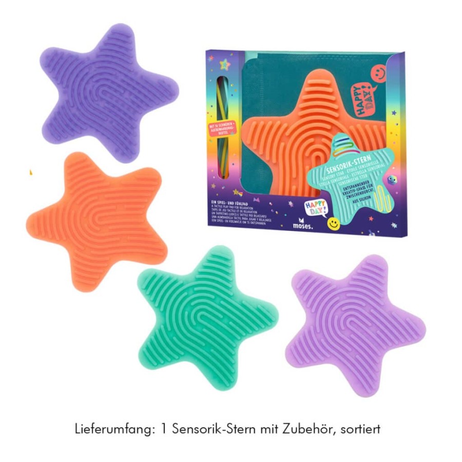 Παιδικό Παζλ Σιλικόνης Moses Happy Star Sensory