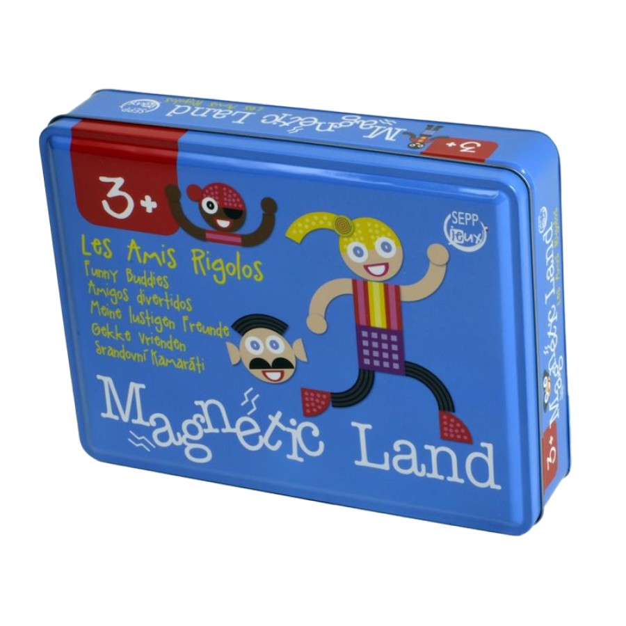 Sepp Jeux Μαγνητικό Παιχνίδι Magnetic Land Funny Buddies Les Amis Rigolo