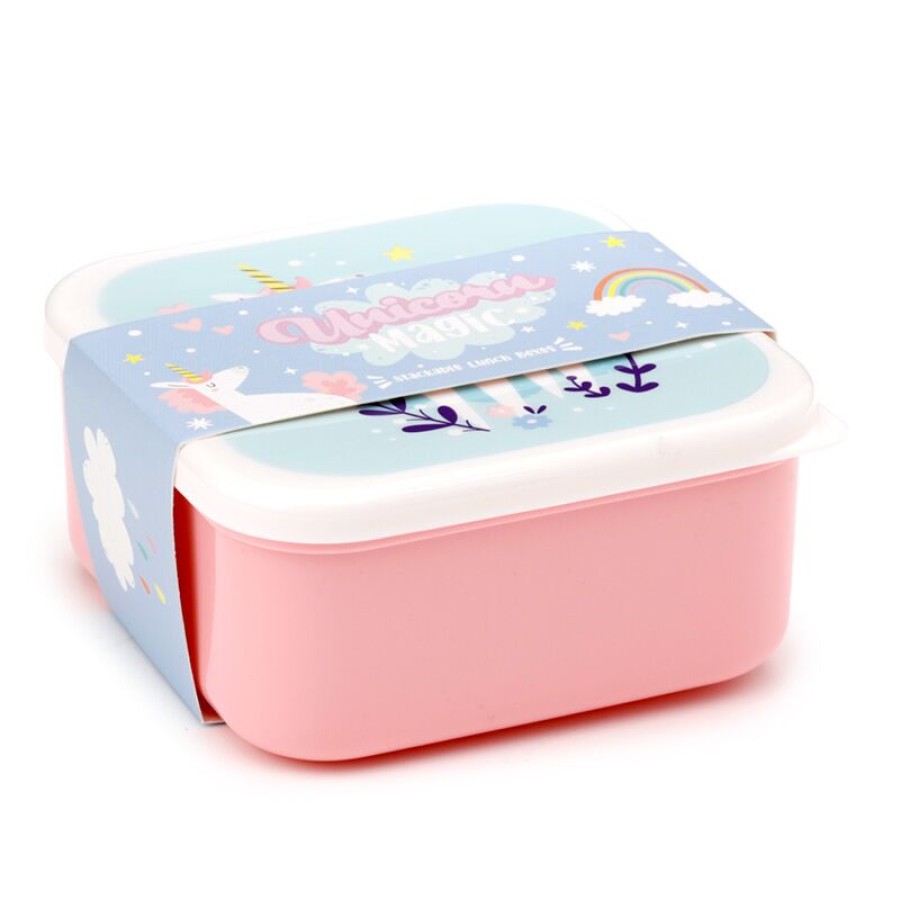 Σετ 3 Παιδικά Δοχεία Φαγητού S/M/L Unicorn Magic Puckator