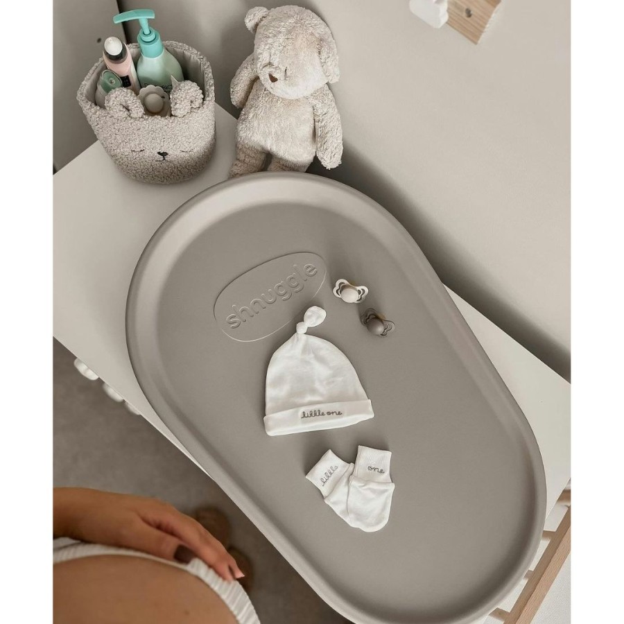 Shnuggle Αλλαξιέρα από Αφρώδες Υλικό με Κλίση για Παλλινδρόμηση Γκρι