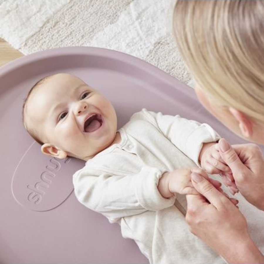 Shnuggle Αλλαξιέρα από Αφρώδες Υλικό με Κλίση για Παλλινδρόμηση Blossom Ροζ