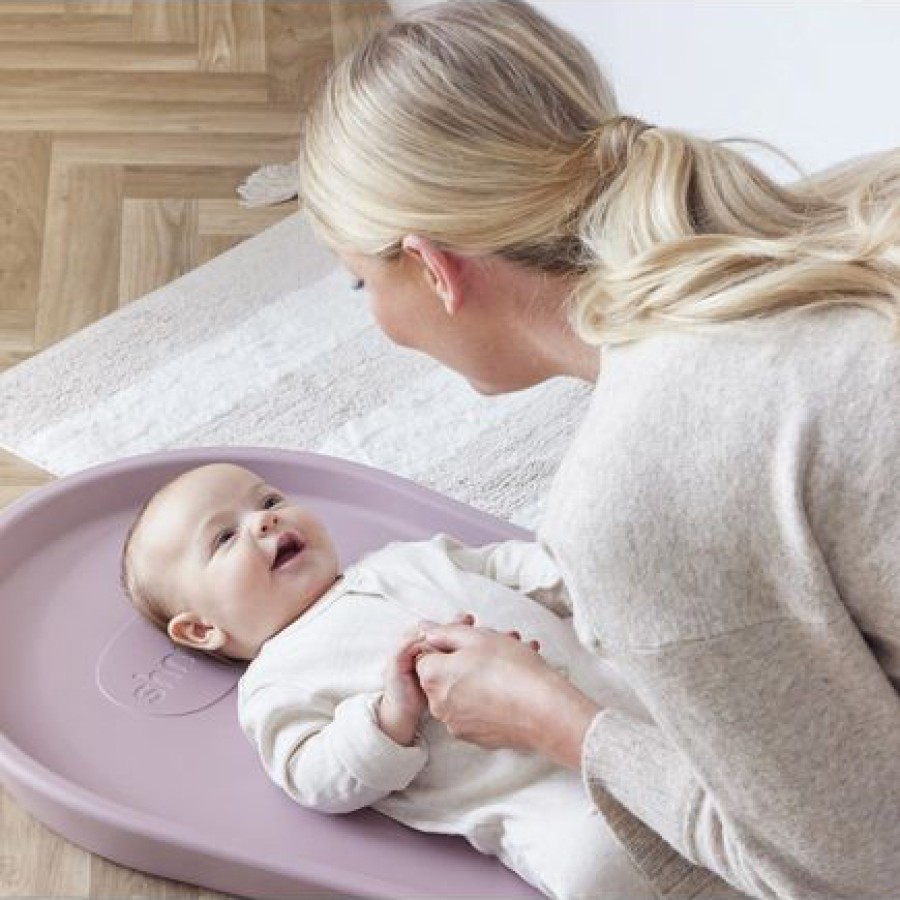 Shnuggle Αλλαξιέρα από Αφρώδες Υλικό με Κλίση για Παλλινδρόμηση Blossom Ροζ