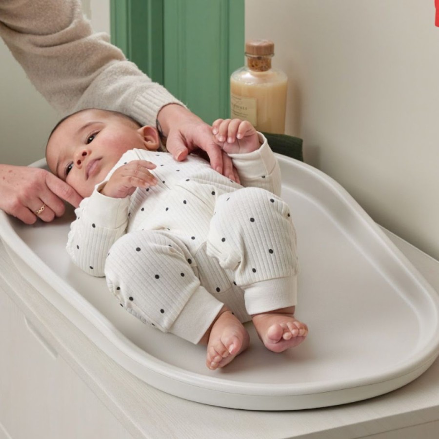 Shnuggle Αλλαξιέρα από Αφρώδες Υλικό με Κλίση για Παλλινδρόμηση Cream