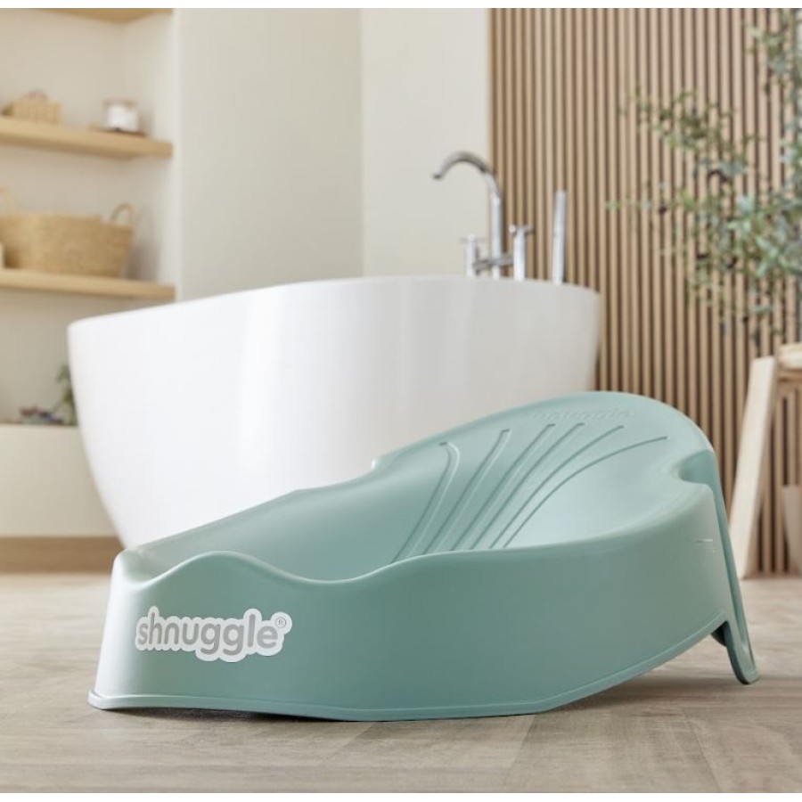 Shnuggle Αντιολισθητική Βάση Μπάνιου για Νεογέννητο Eucalyptus