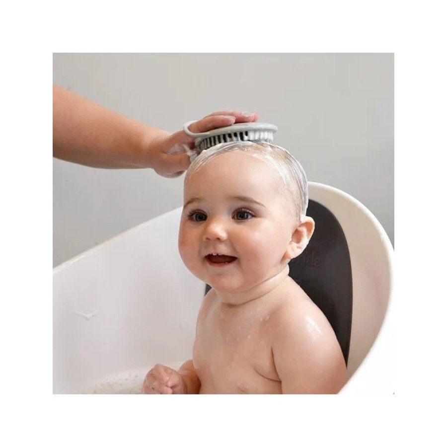 Shnuggle Αντιβακτηριδιακή Βούρτσα Μπάνιου Κατά της Νινίδας από Σιλικόνη Taupe