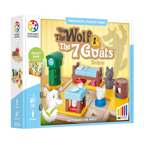 Smartgames Επιτραπέζιο Παιχνίδι Ο Λύκος και τα 7 Κατσικάκια
