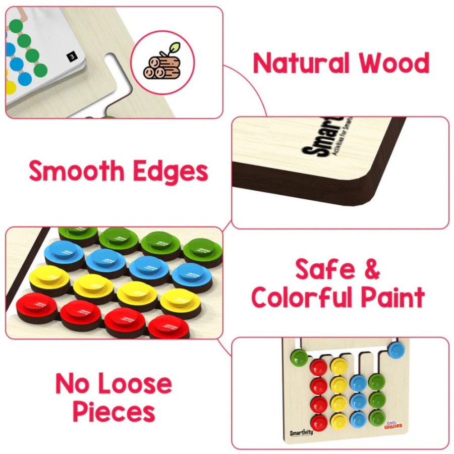 Smartivity Εκπαιδευτικό Παζλ λογικής Little Sparks Colour Coder