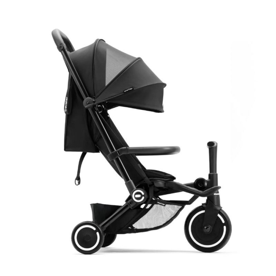 Smartrike Τρίκυκλο Ποδήλατο Μετατρεπόμενο σε Καρότσι Traveler Onyx Black