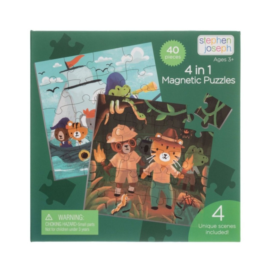 Stephen Joseph Μαγνητικό Puzzle Book 4 σε 1 Adventure