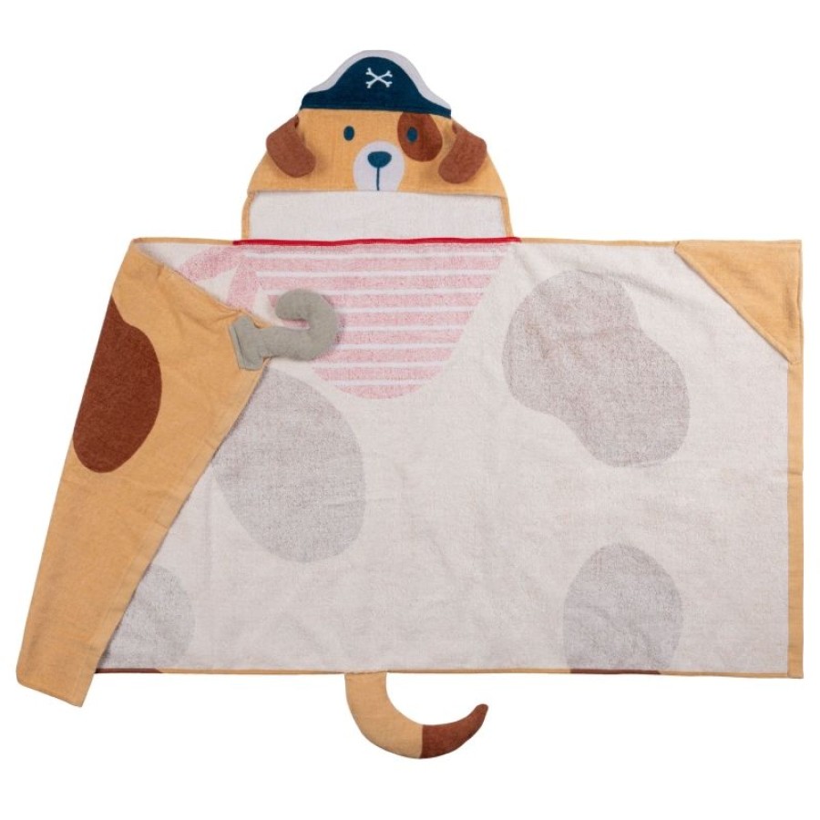 Stephen Joseph Παιδική Βαμβακερή Πετσέτα με Κουκούλα Pirate Dog 60x117εκ.