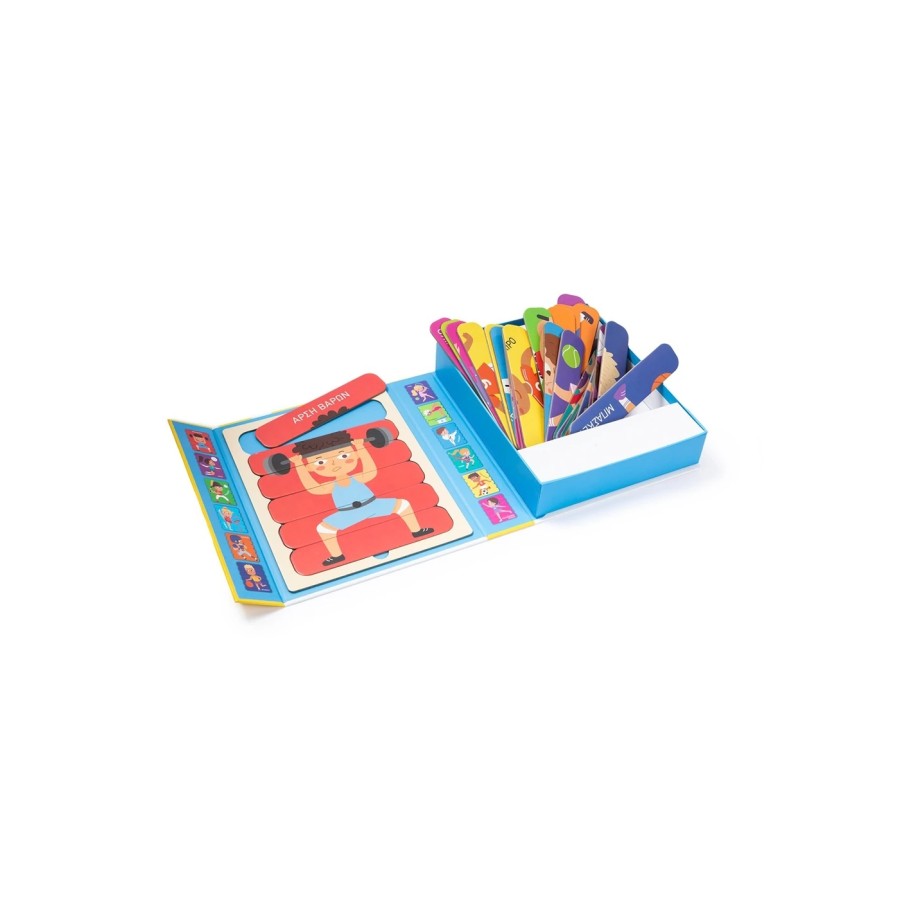Παιδικά Stick Puzzles 12 Αθλήματα Εκδόσεις Σαββάλας