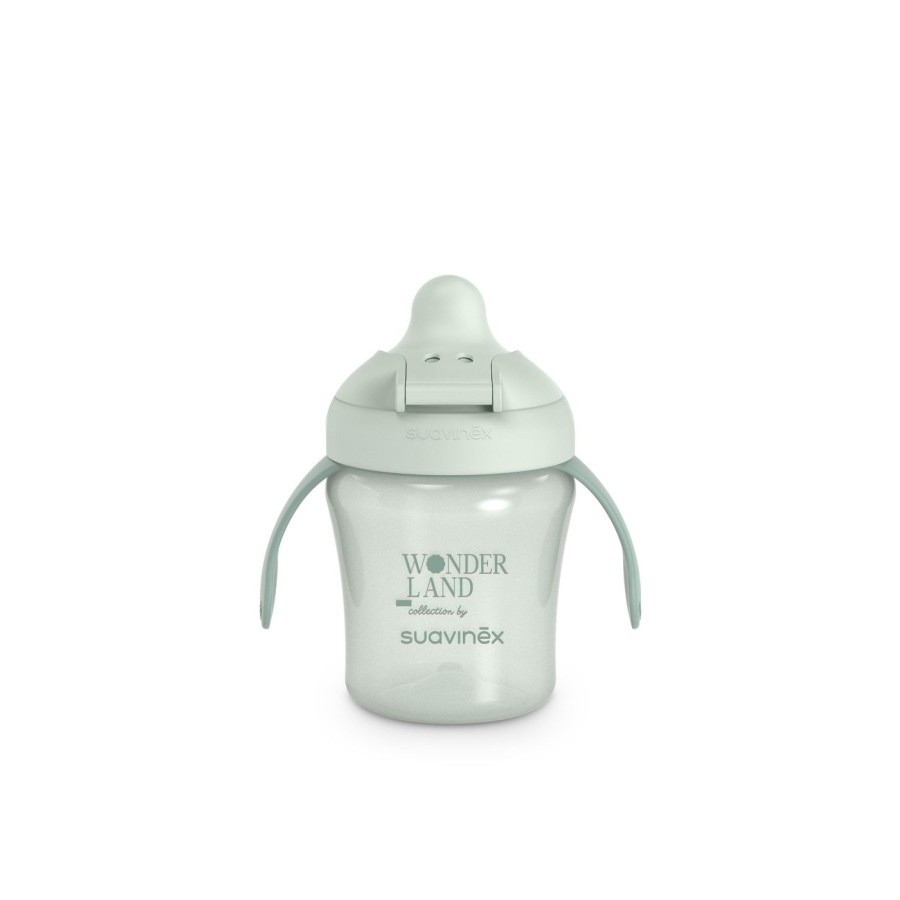 Εκπαιδευτικό Ποτήρι με Λαβές 200ml 6m+ Wonderland Green Suavinex