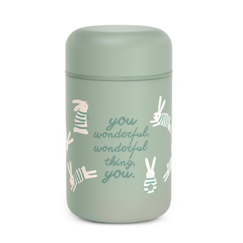 Παιδικό Θερμός Φαγητού Suavinex Go Wonderland Green 400ml