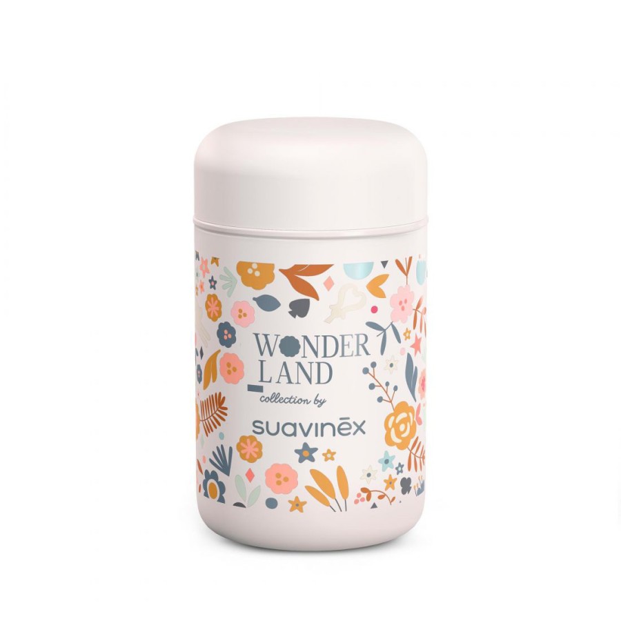 Suavinex Βρεφικό-Παιδικό Θερμός Φαγητού 400ml Go Wonderland Beige