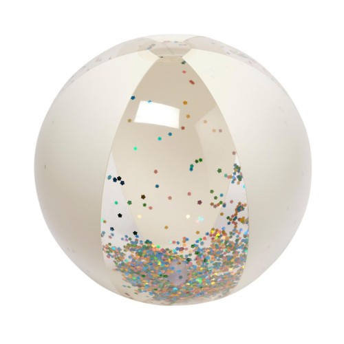 SunnyLife Φουσκωτή Μπάλα Παραλίας 3D Cotton Candy Glitter