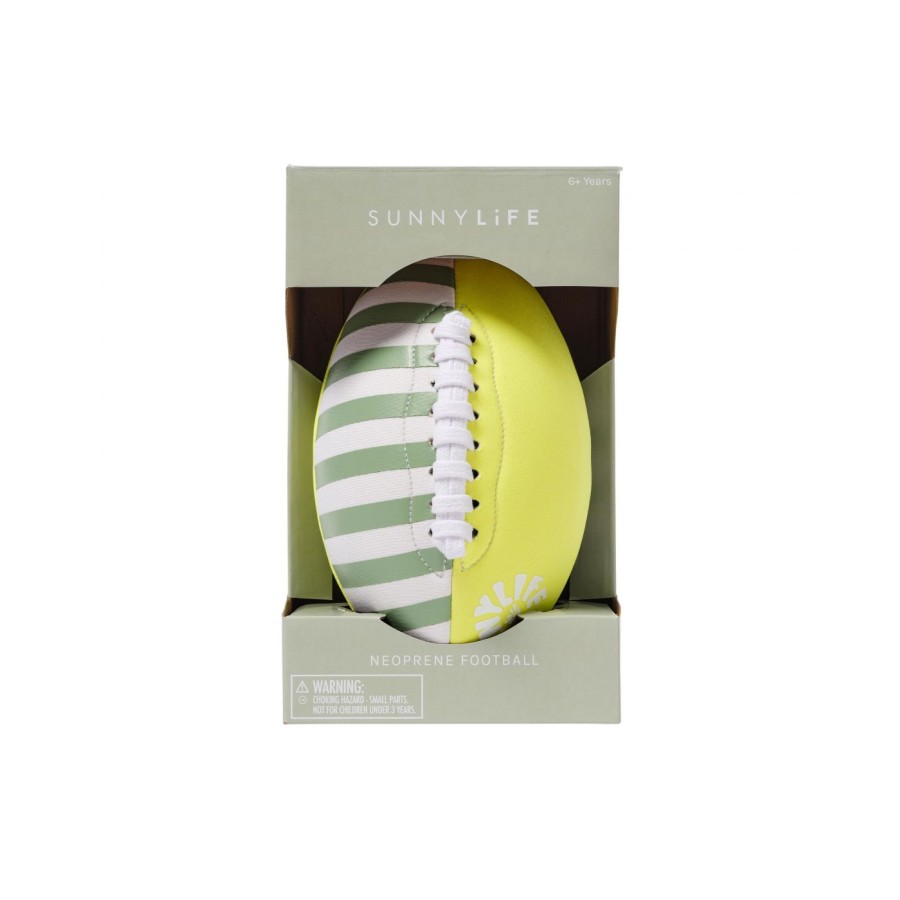 SunnyLife Παιδική Μπάλα Rugby Neoprene Football Tides Out Citrus