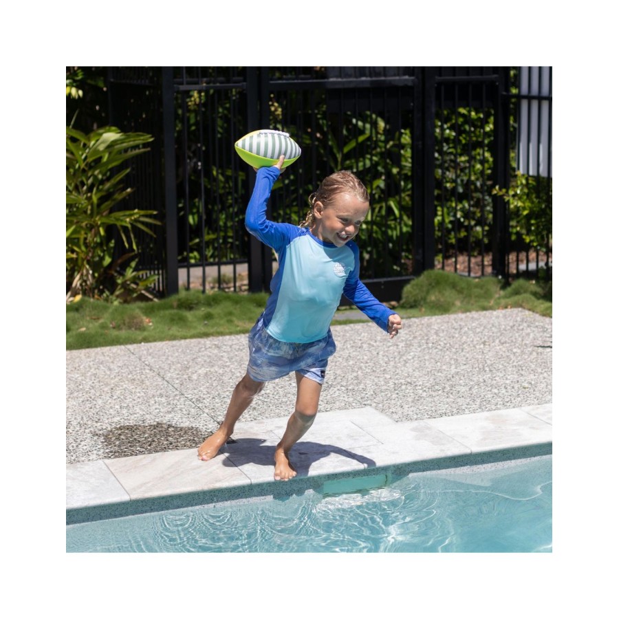 SunnyLife Παιδική Μπάλα Rugby Neoprene Football Tides Out Citrus