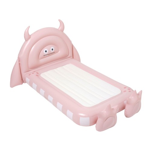 SunnyLife Παιδικό Φουσκωτό Στρώμα Ύπνου Bed Monster Pink 185x145x80εκ.