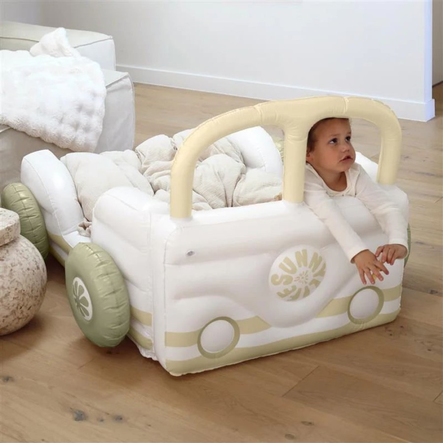 SunnyLife Παιδικό Φουσκωτό Στρώμα Summer Van Sand 160x120x90εκ.