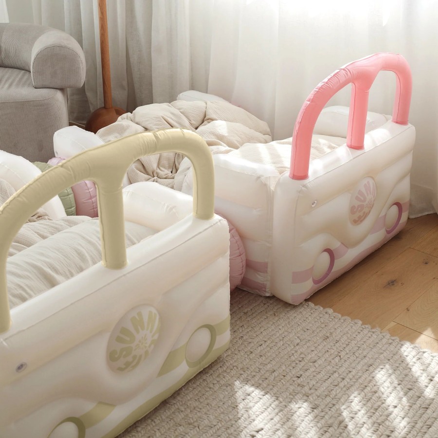 SunnyLife Παιδικό Φουσκωτό Στρώμα Summer Van Sand 160x120x90εκ.