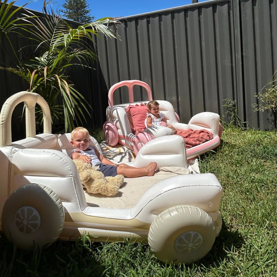SunnyLife Παιδικό Φουσκωτό Στρώμα Summer Van Sand 160x120x90εκ.