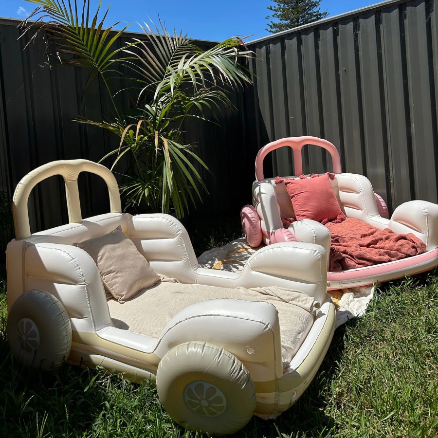 SunnyLife Παιδικό Φουσκωτό Στρώμα Summer Van Sand 160x120x90εκ.