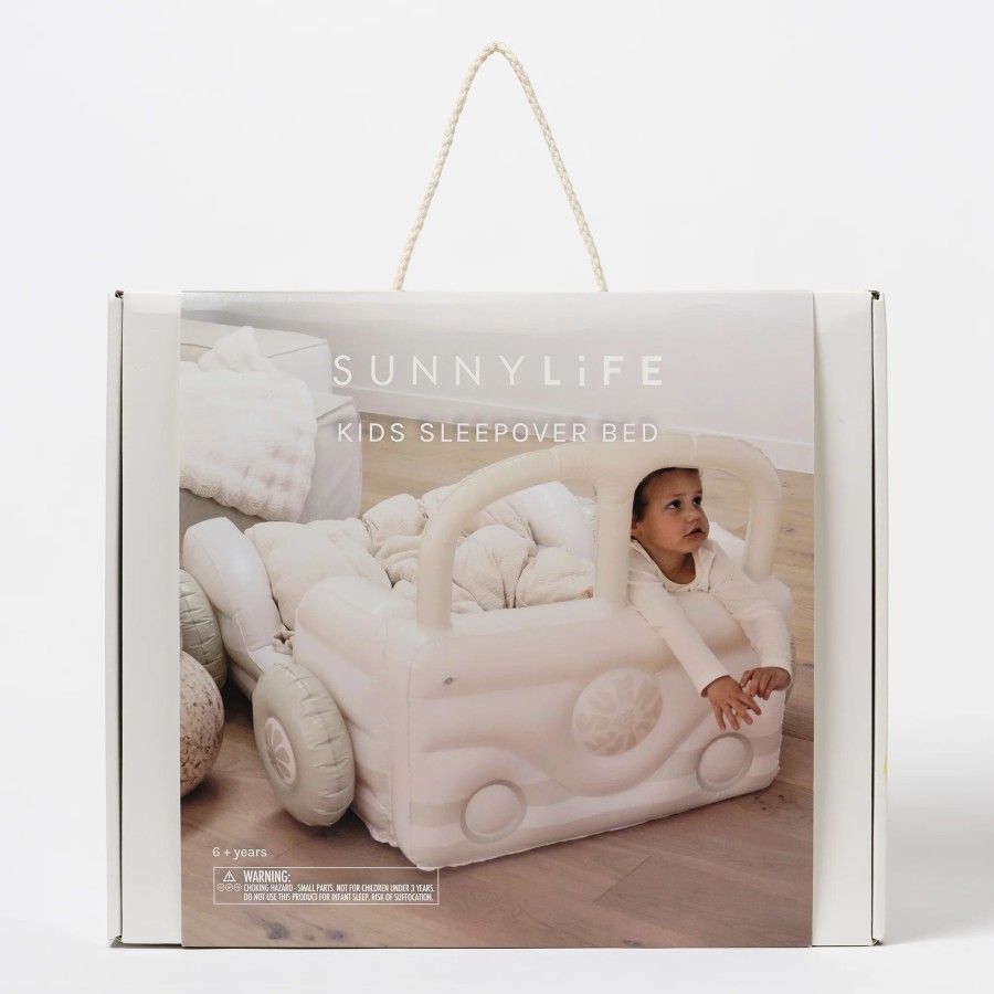 SunnyLife Παιδικό Φουσκωτό Στρώμα Summer Van Sand 160x120x90εκ.