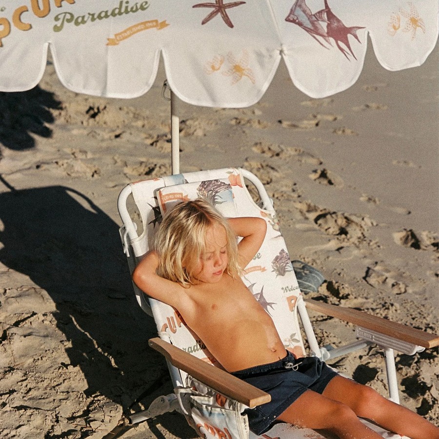 SunnyLife Premium Καρέκλα Παραλίας Welcome to Paradise Chalk RCDBCWPC