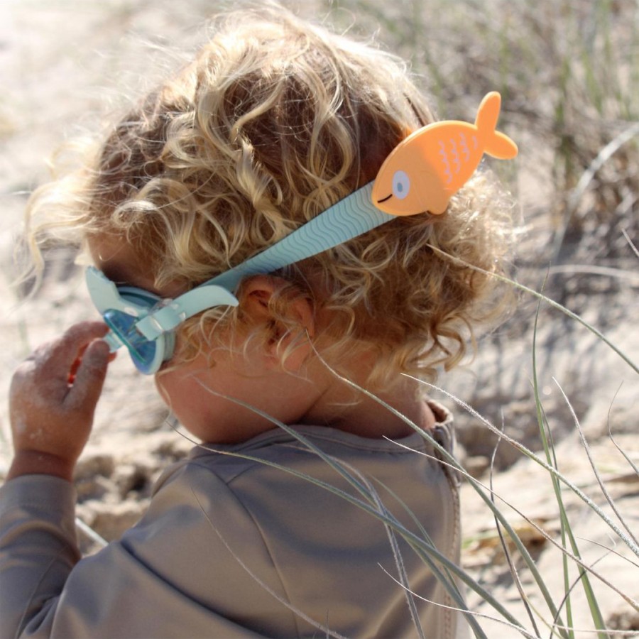 SunnyLife Παιδικά Γυαλιά Κολύμβησης Finn the Fish Aqua Blue