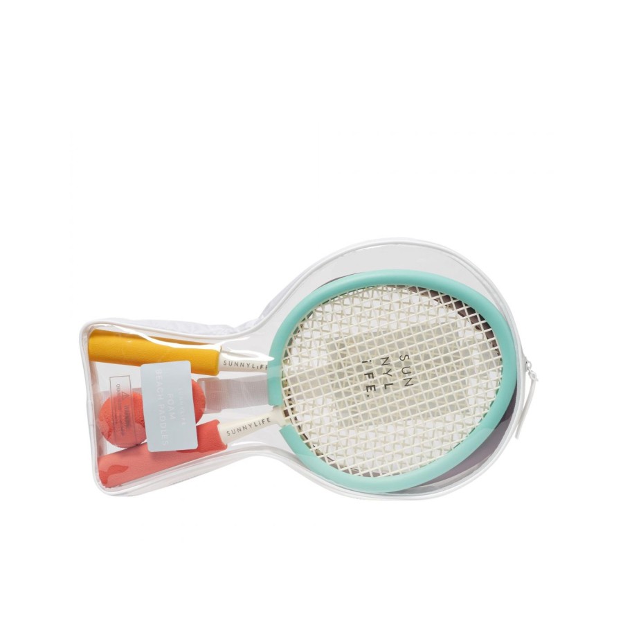 SunnyLife Παιδικές Ρακέτες Παραλίας Beach Paddles Poolside Multi με 2 Μπαλάκια Foam Sorbet