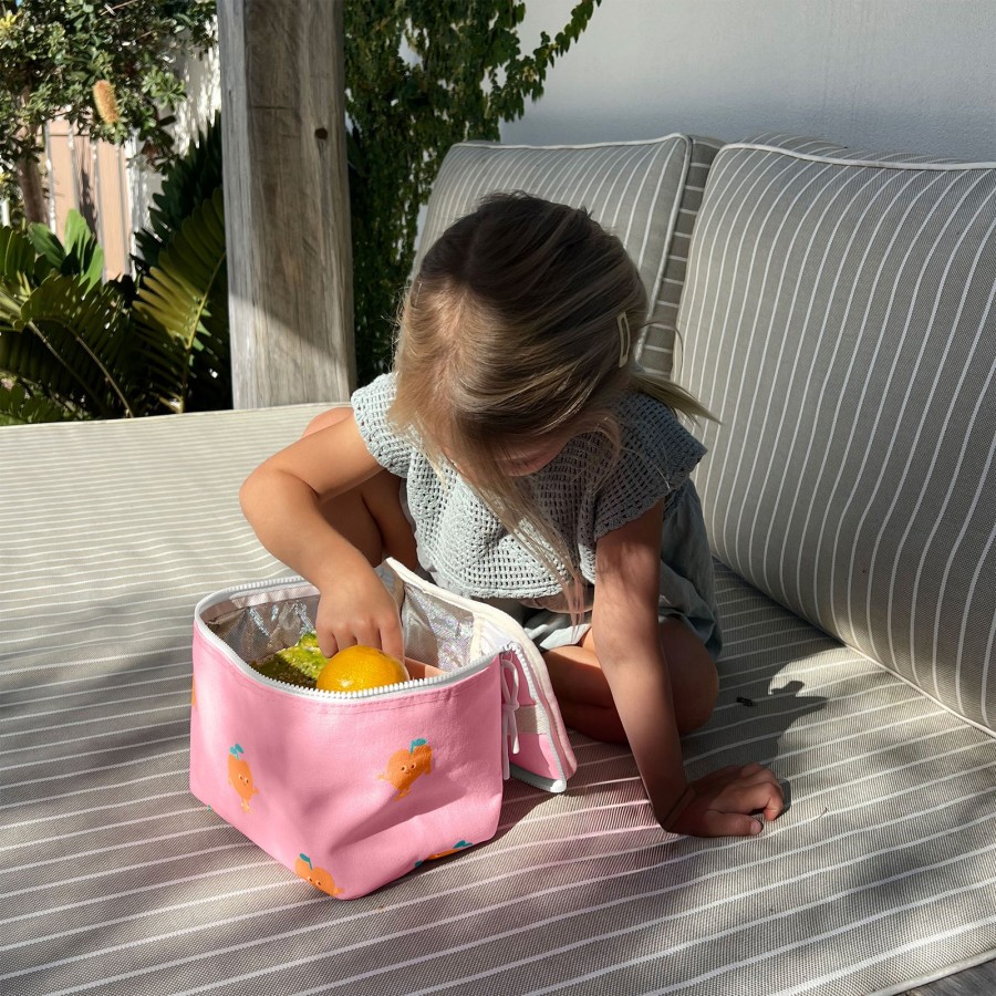 Παιδική Ισοθερμική Τσάντα Φαγητού SunnyLife Poppy The Peach Pink