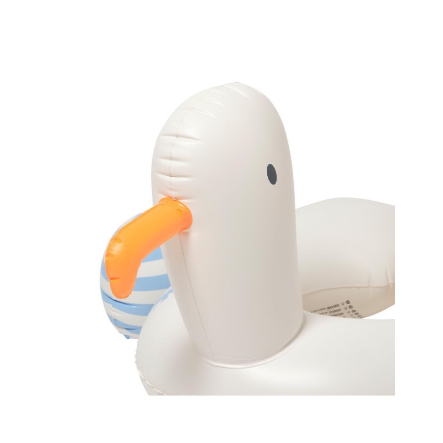 SunnyLife Παιδικό Σωσίβιο Kiddy Float Sid the Seagull Blue Stripe