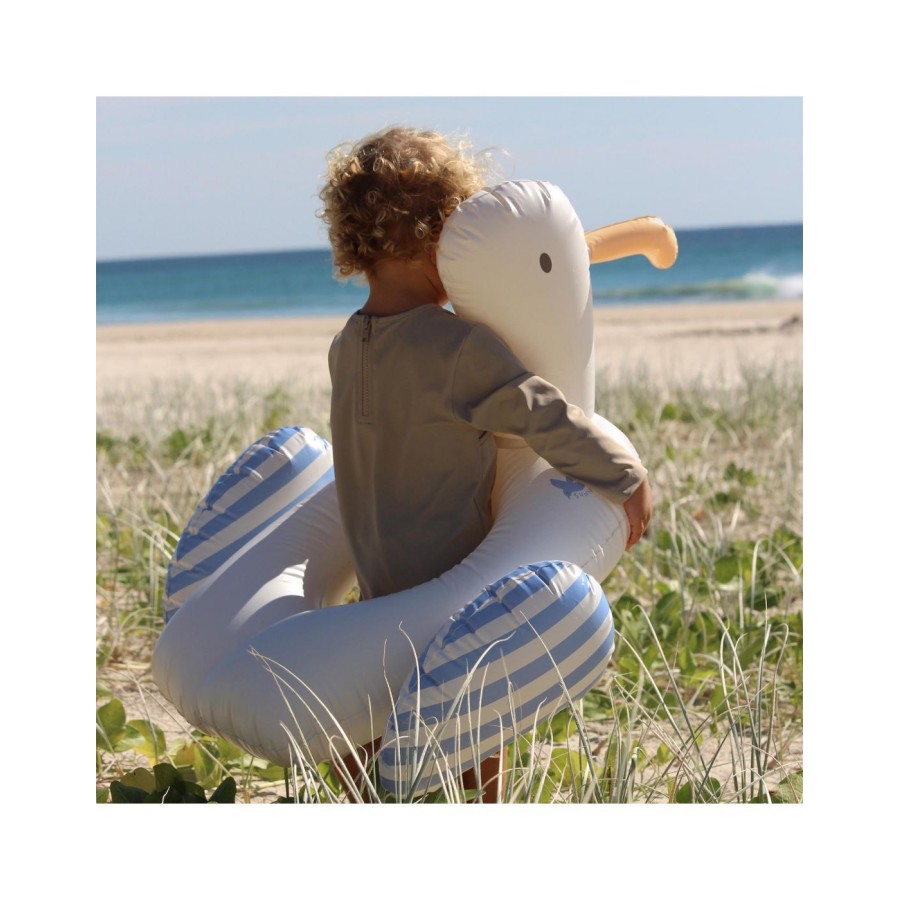 SunnyLife Παιδικό Σωσίβιο Kiddy Float Sid the Seagull Blue Stripe