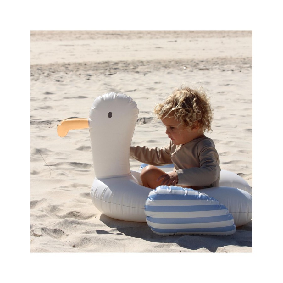 SunnyLife Παιδικό Σωσίβιο Kiddy Float Sid the Seagull Blue Stripe