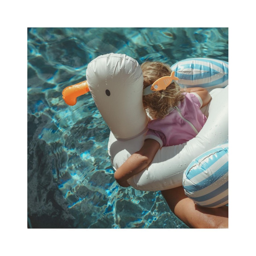 SunnyLife Παιδικό Σωσίβιο Kiddy Float Sid the Seagull Blue Stripe