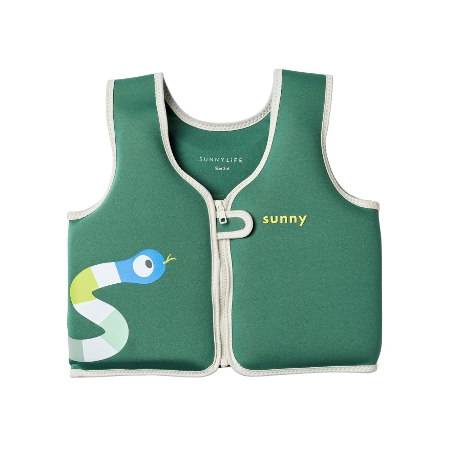 Παιδικό Γιλέκο Κολύμβησης SunnyLife Into the Jungle Green 3-6 ετών