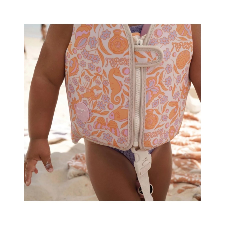 SunnyLife Παιδικό Γιλέκο Κολύμβησης Ocean Magic Pink 2-3 ετών