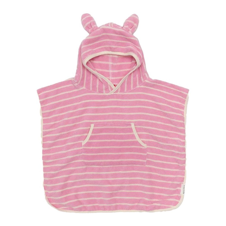 Sunnylife Παιδικό Μπουρνούζι Πόντσο Kids Character Cotton Candy Pink Stripe