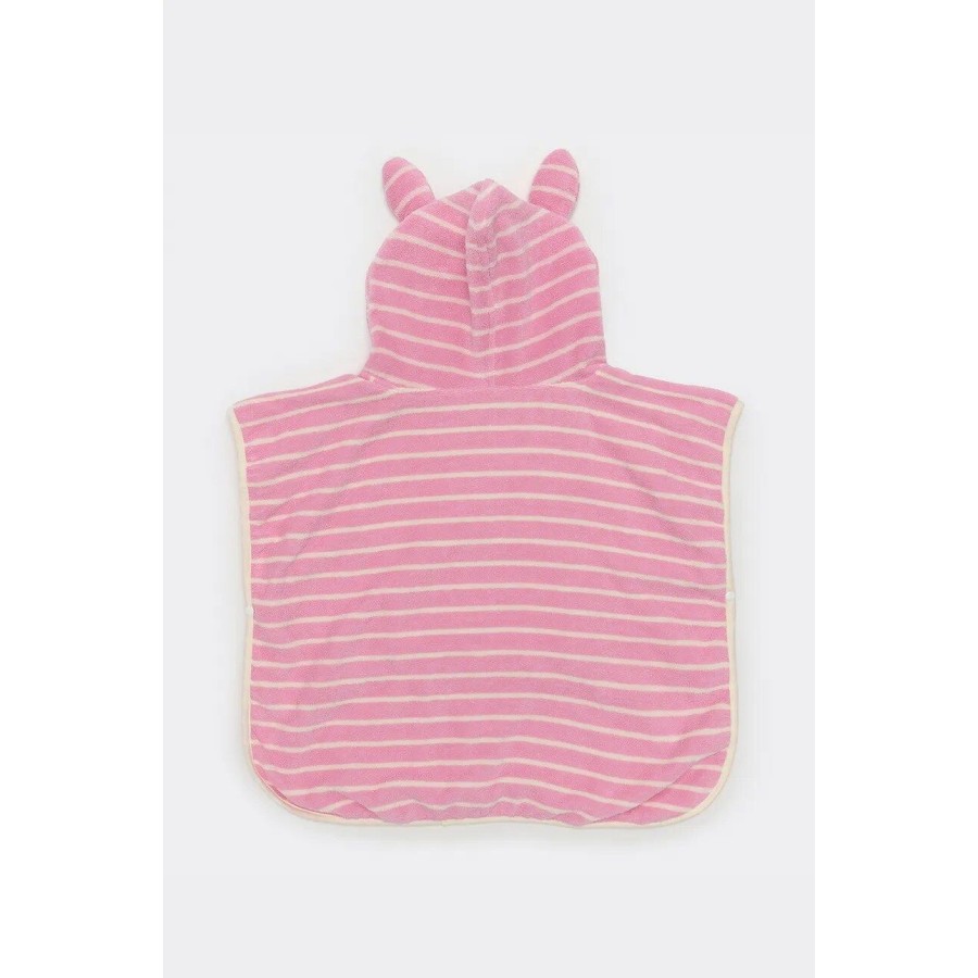 Sunnylife Παιδικό Μπουρνούζι Πόντσο Kids Character Cotton Candy Pink Stripe