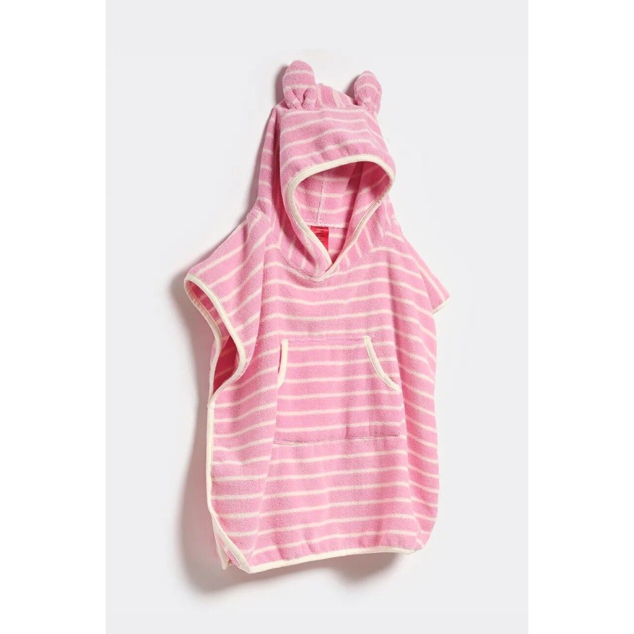 Sunnylife Παιδικό Μπουρνούζι Πόντσο Kids Character Cotton Candy Pink Stripe