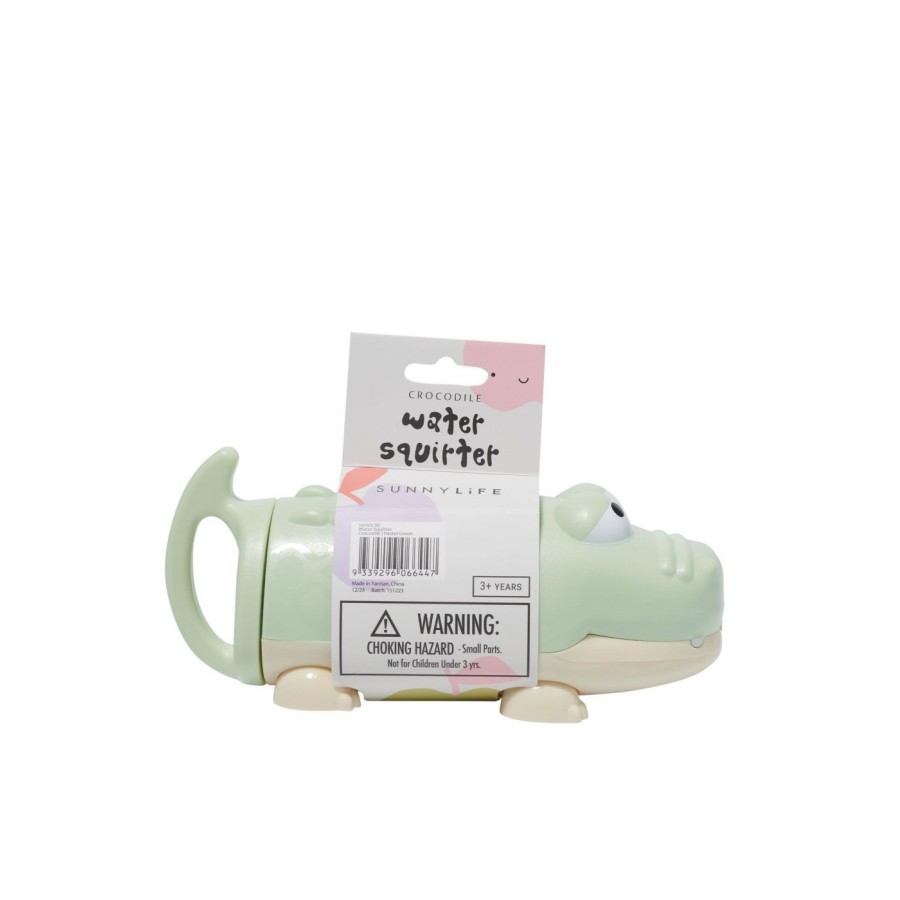 SunnyLife Παιδικό Νεροπίστολο Crocodile Pastel Green Water Squirter