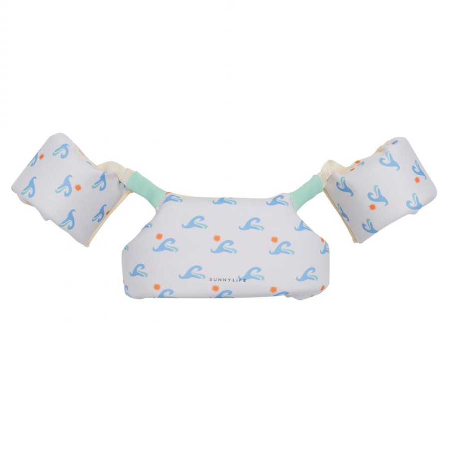 SunnyLife Παιδικό Σωσίβιο Γιλέκο Με Μπρατσάκια Seagull Blue Wave 3-6 ετών