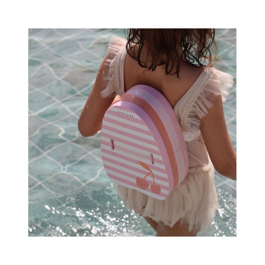 SunnyLife Παιδικό Σωσίβιο Πλάτης Με 4 Τουβλάκια Candy Cherry