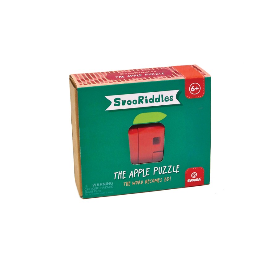 Svoora SvooRiddles Παιδικό Ξύλινο Τρισδιάστατο Παζλ APPLE